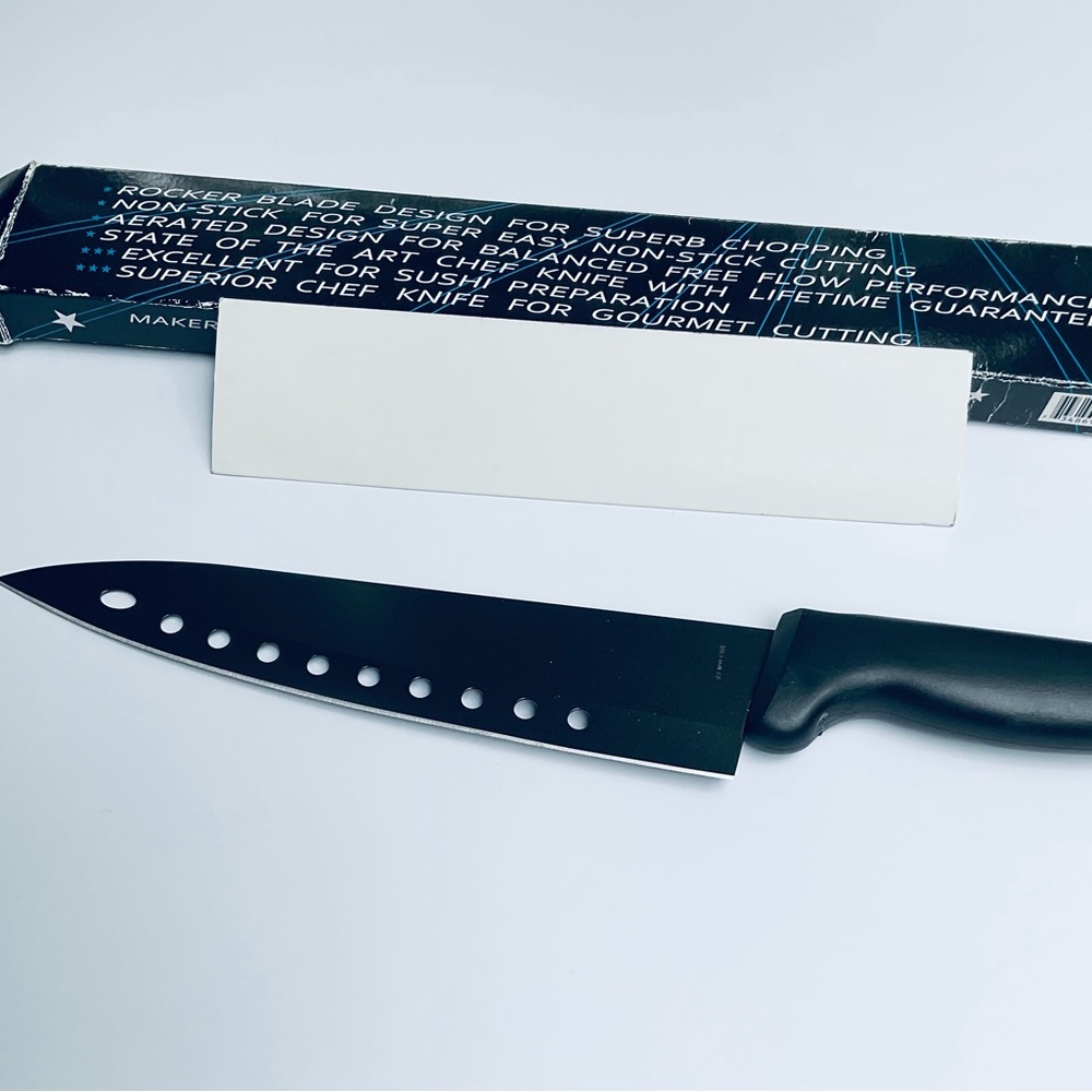 CHEF KNIVE - non stick surface NIB